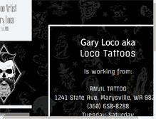 Tablet Screenshot of locotattoos.com